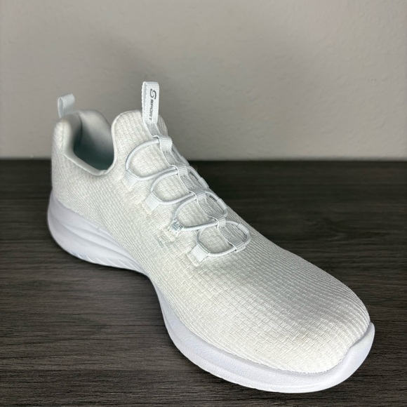 New Skechers Knit Mesh Women's Charlize 2.0 White Slip Ons Size 9 - Picture 7 of 10